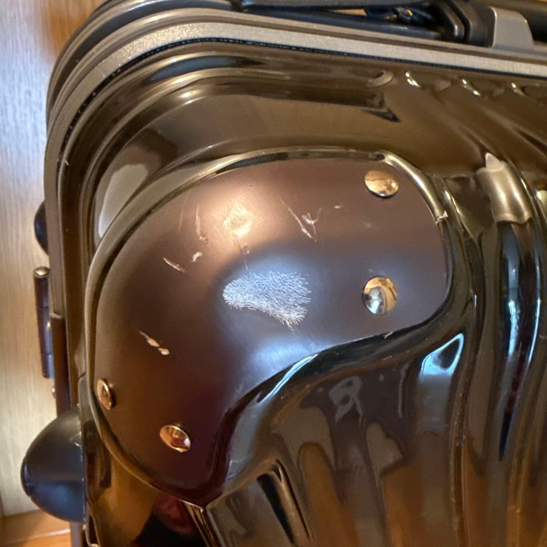 大型　約93L ブラック 波状テクスチャ キャリーケース　スーツケース　大型