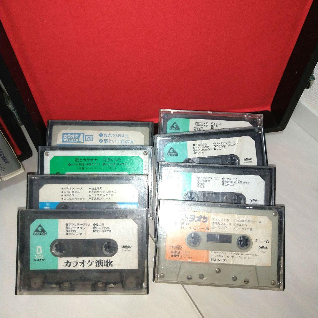 SANYO 8トラックプレーヤー カラオケ PAT-K3 カセットデッキ マイク