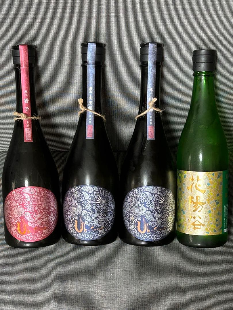 【産土、花陽浴飲み比べ】　香子×山田錦混醸　山田錦四農醸　美山錦