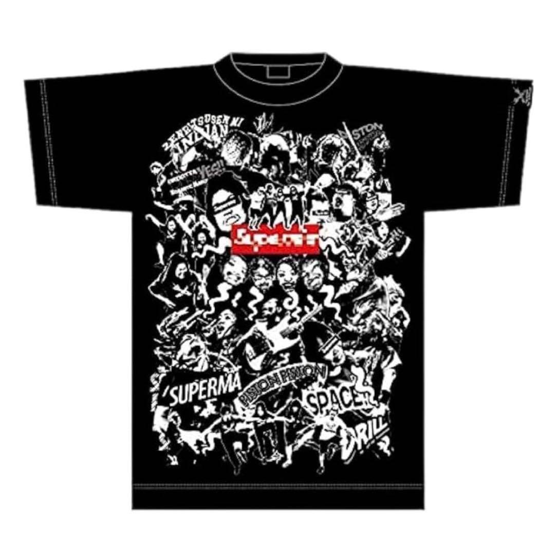 マキシマムザホルモン Lサイズ　黒い恋スペTシャツ 【黒】 Tシャツ 令和版