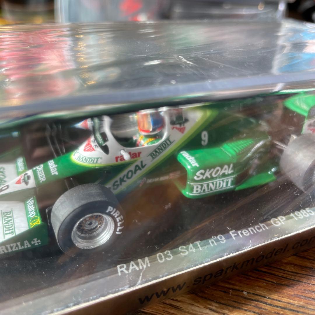 絶版　1/43 スパーク　RAM フランスGP M.ウィンケルホック　1985
