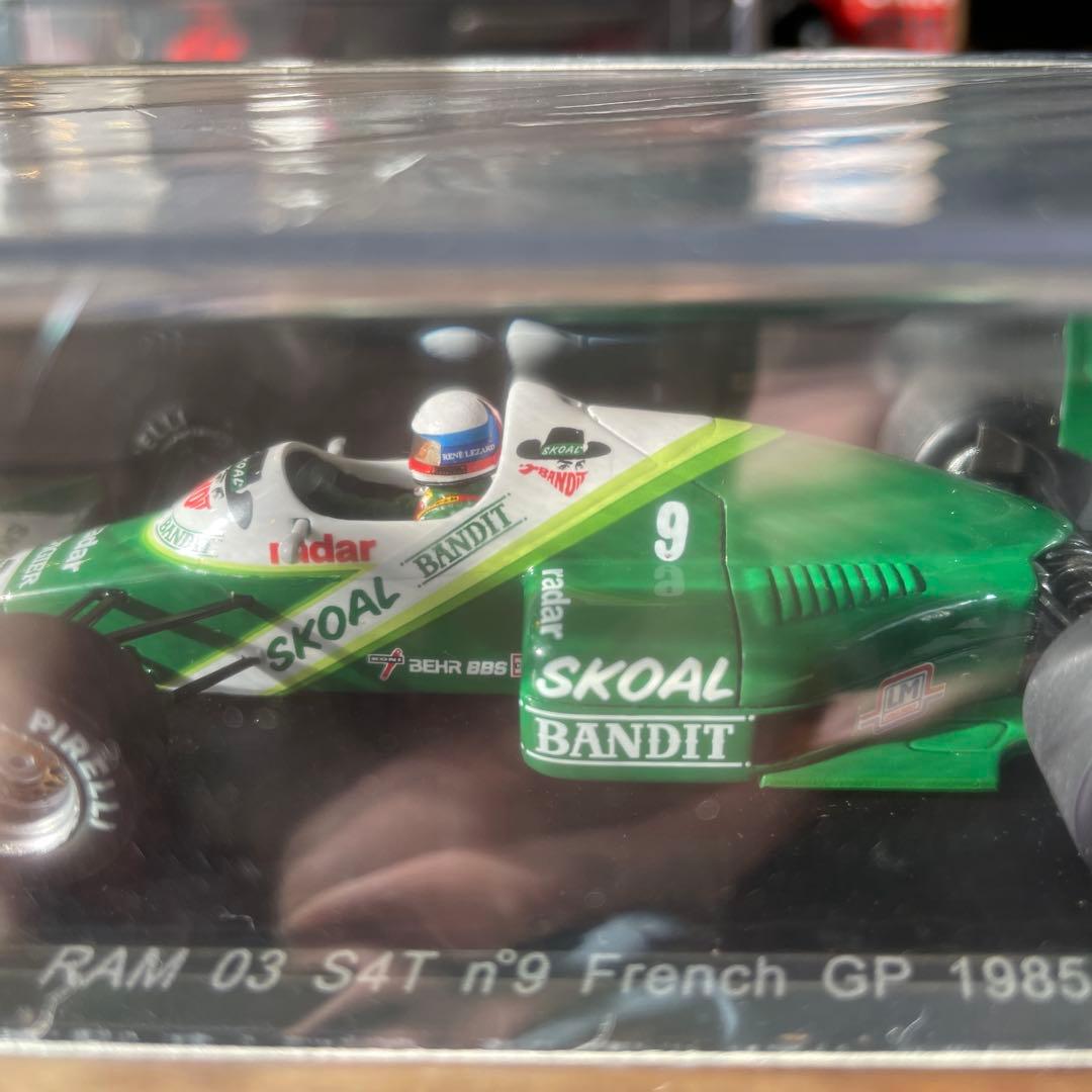 絶版　1/43 スパーク　RAM フランスGP M.ウィンケルホック　1985