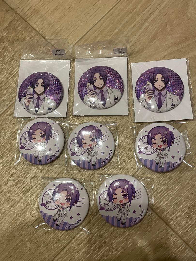 ブルーロック 梅田スカイビル 空中庭園 缶バッジ 御影玲王 セット
