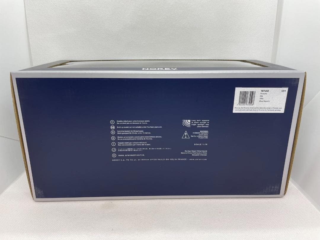 204-019 ノレブ 1/18 ポルシェ 356 1954 Blue