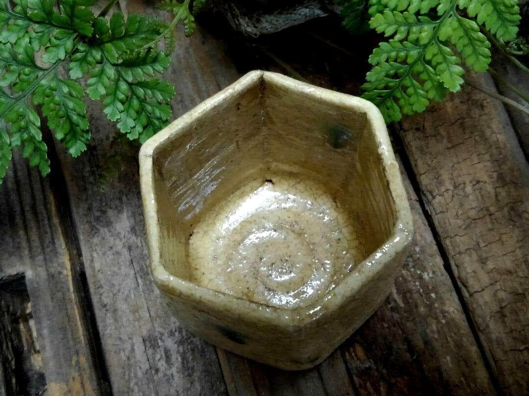 ♥黄瀬戸　ぐい飲み　桐箱付き　ぐい吞み　骨董品