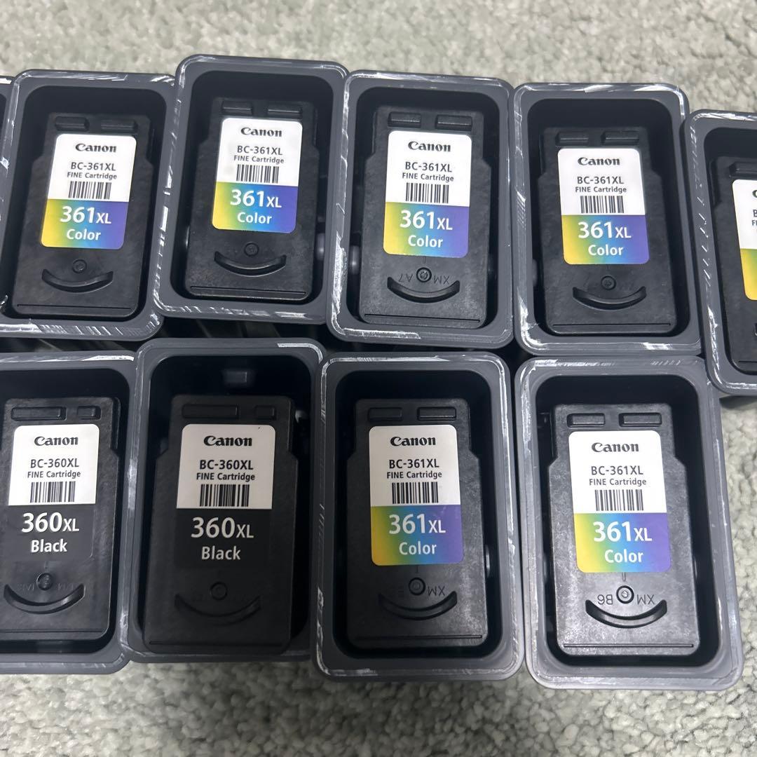 Canon 使用済み　空　インクカートリッジ　361xl 360xl 13個