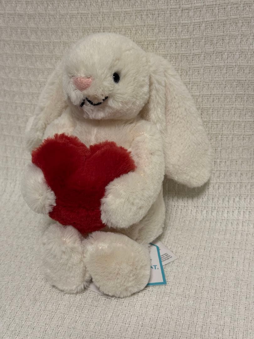 Bashful Red Love Heart Bunny ラブハートバニー S