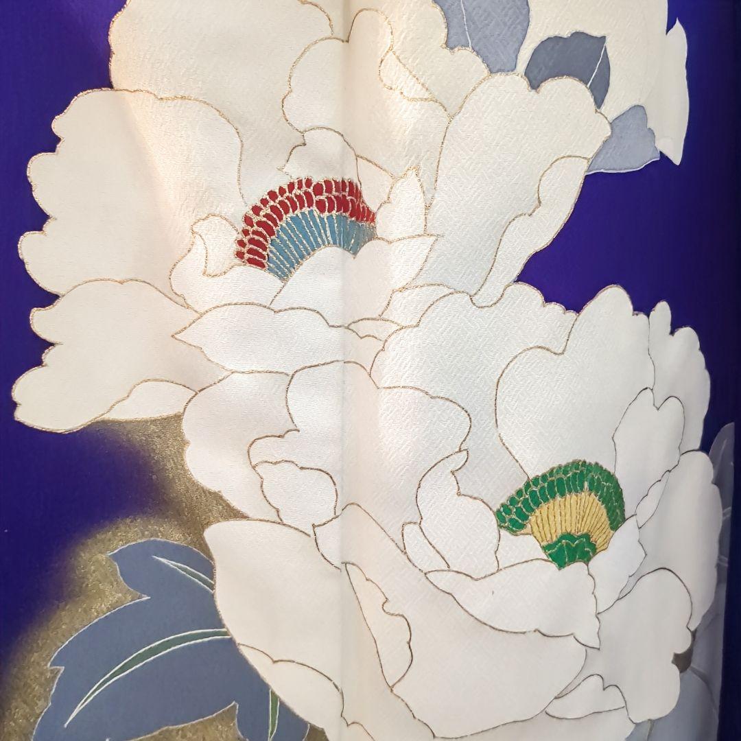 振袖 帯 帯締め帯揚げ 衿 花蝶文 金彩 振袖セット 振袖フルセット 紫 59
