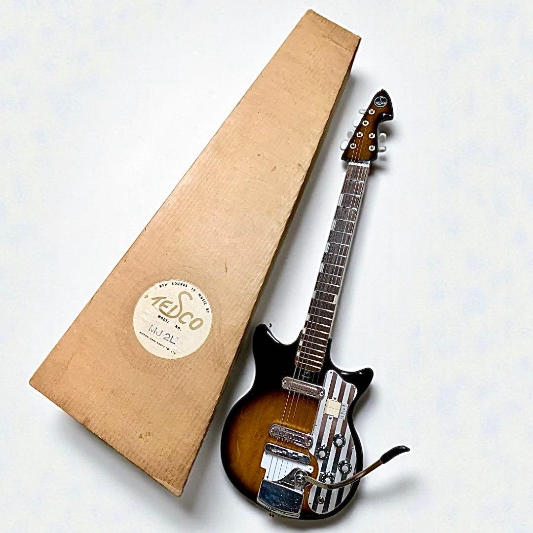 レア！箱付き！Teisco MJ-2L 60s国産ビザール フレット交換済