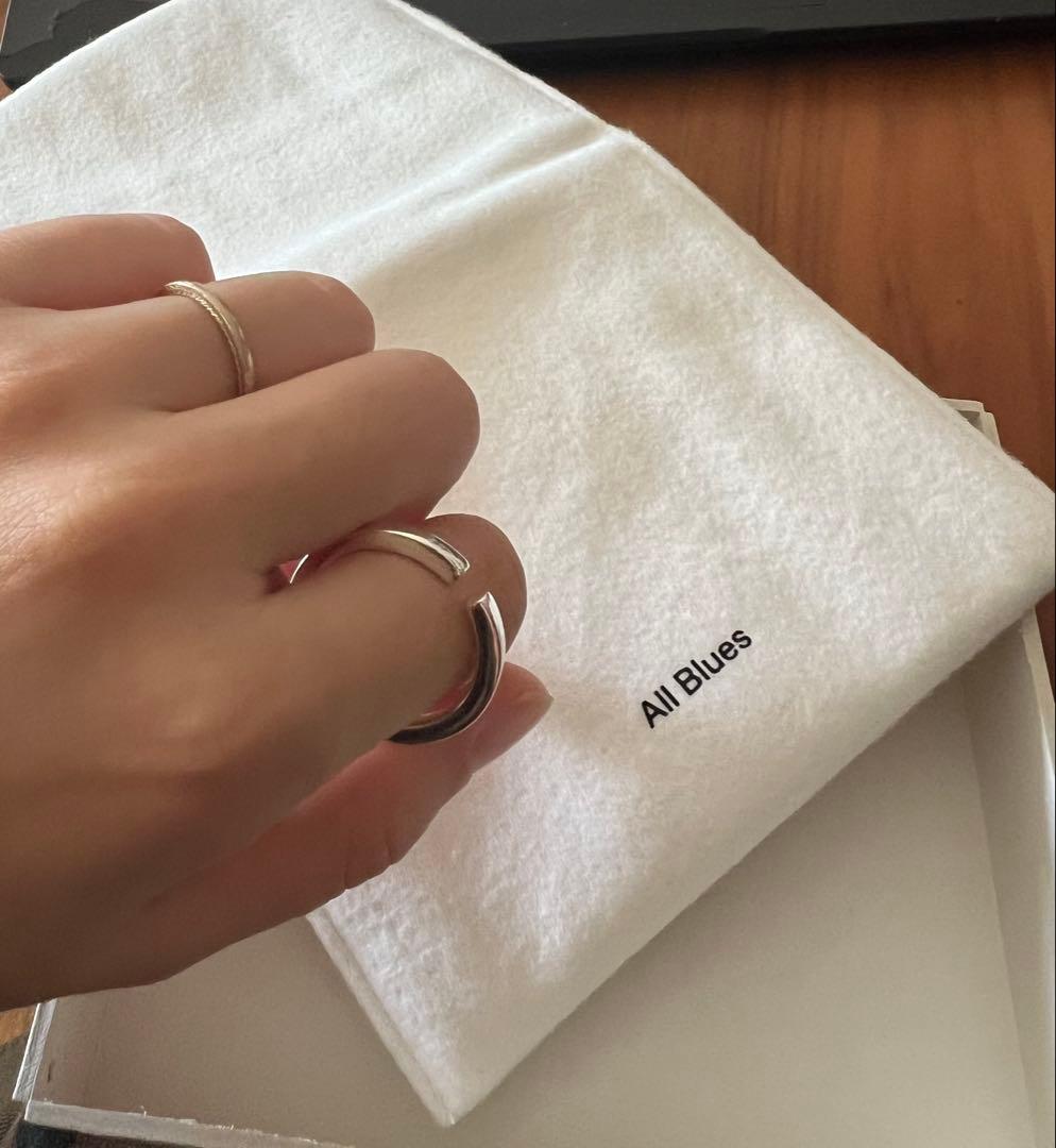 All Blues Square Ring Thin サイズ62