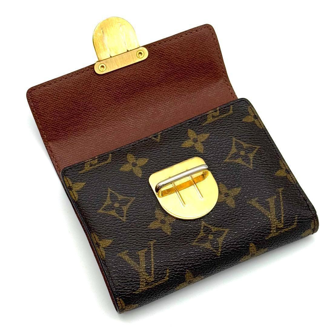 極上美品❣️ルイヴィトン モノグラム コアラ コンパクト 財布　L72