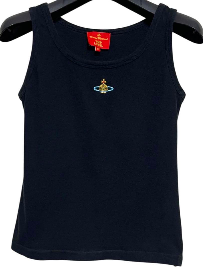 美品　ヴィヴィアンウエストウッドレッドレーベル　オーブ刺繍　タンクトップ