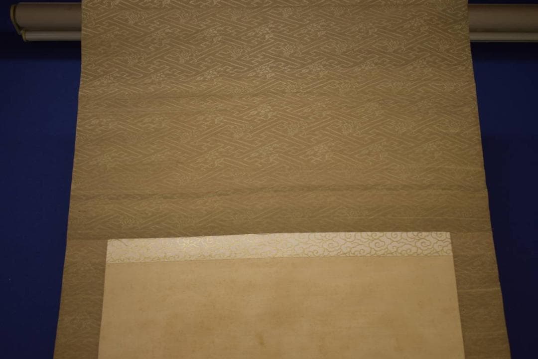 真作/前川文嶺/羽衣図/人物図/前川孝嶺の桐極箱付/布袋屋掛軸HI-623