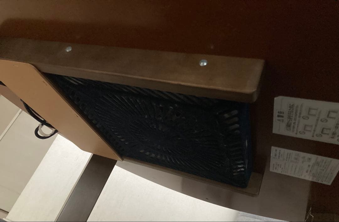 こたつ円形ダイニングテーブル ダークブラウン