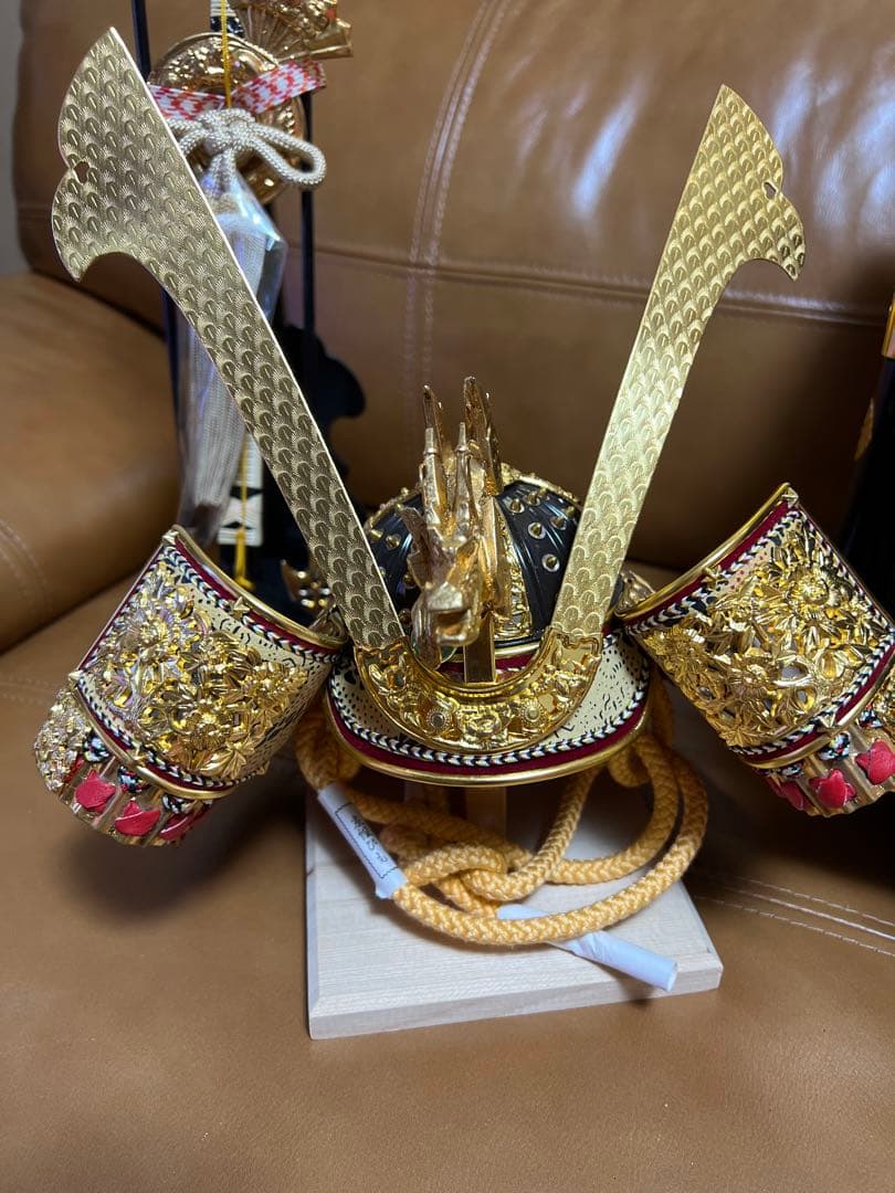 高級　数十万円　兜　五月人形　こどもの日　屏風