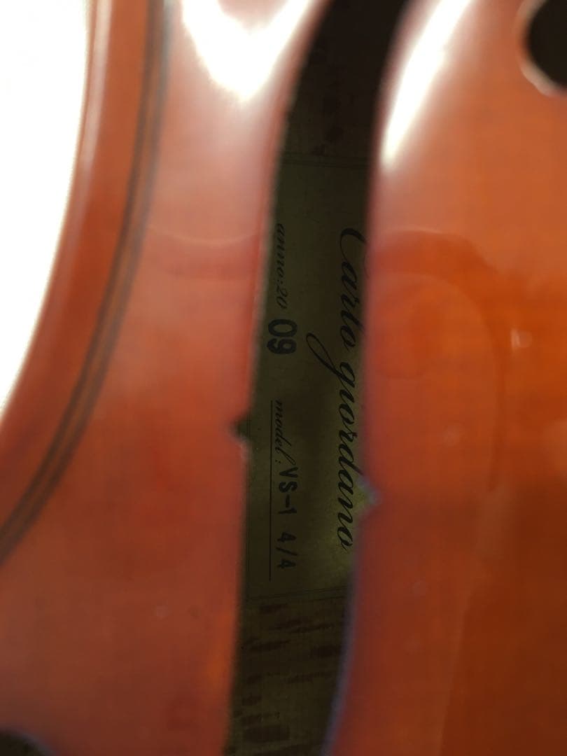 S733 バイオリン　VS-1 4/4 2009年　ソフトケース付き