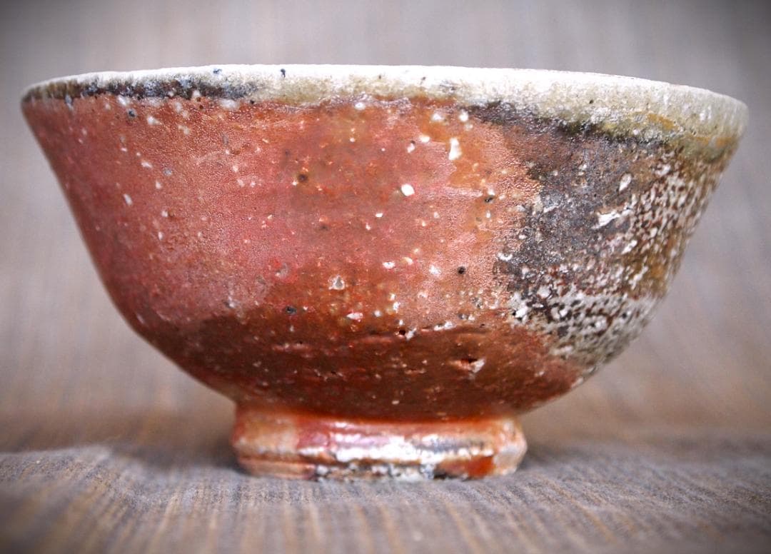 人気作家★デレックラーセン★茶碗★穴窯