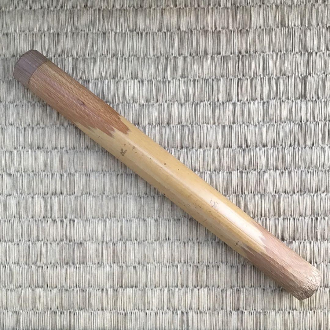 自心茶杓　銘:立鶴　10代松尾宗吾作　不染斎書付　十本之内　共筒共箱　S61CS