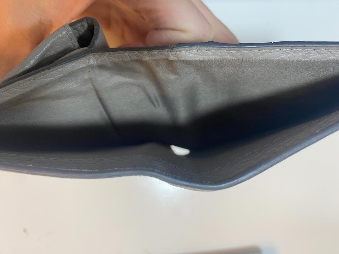 【Maison Margiela】メゾンマルジェラ 三つ折り財布 グレー