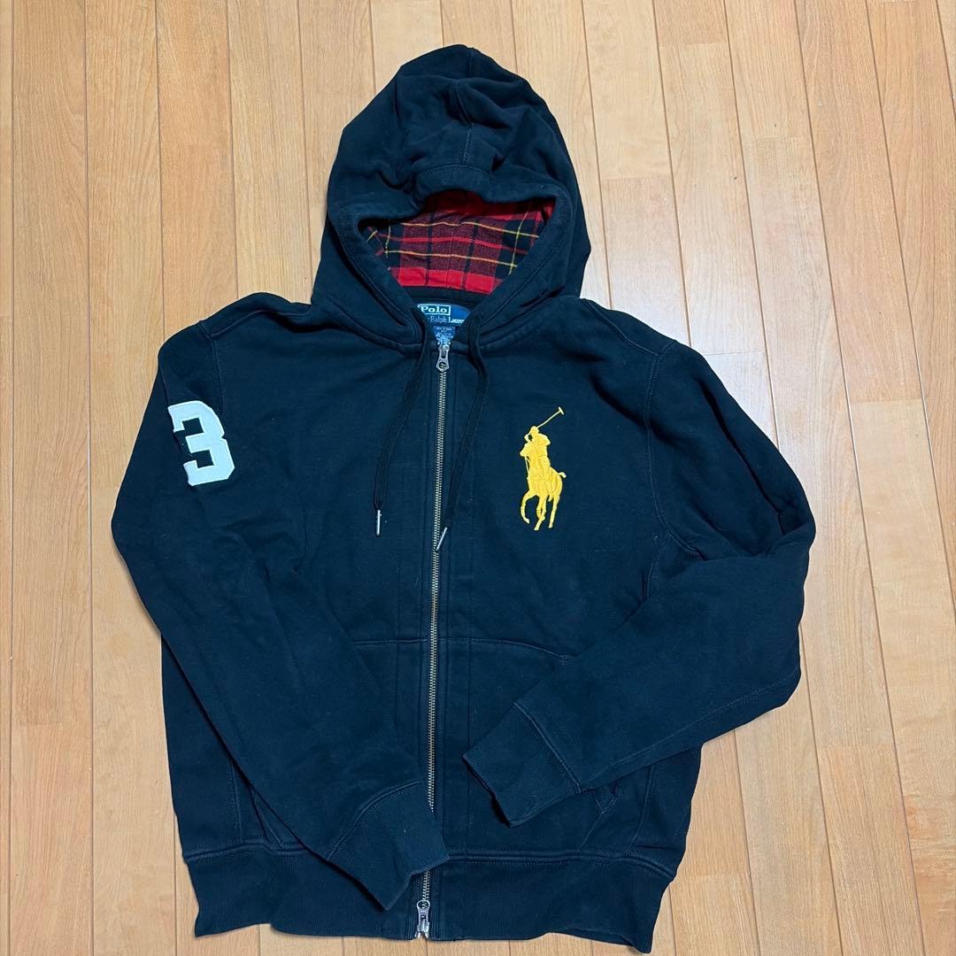 Polo by Ralph Lauren フード付きパーカー Lサイズ ブラック