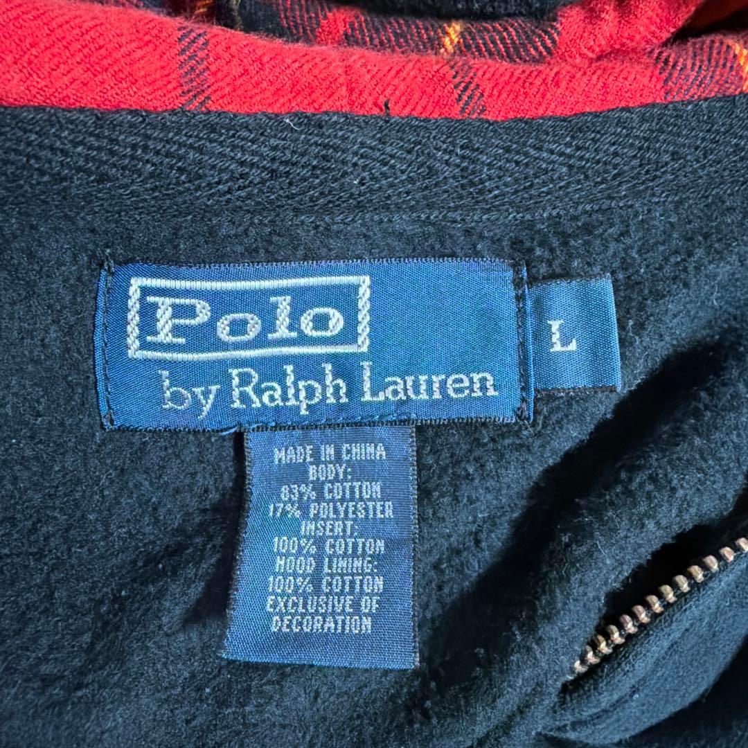 Polo by Ralph Lauren フード付きパーカー Lサイズ ブラック
