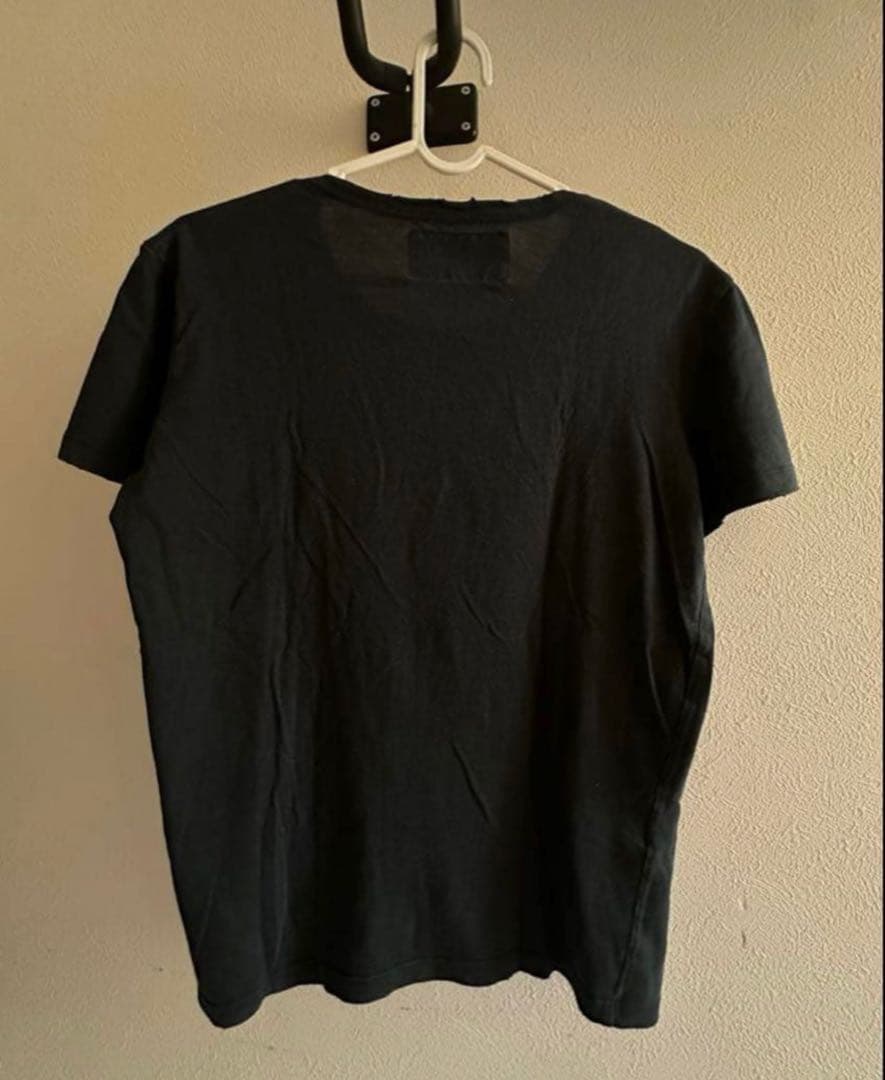 PRADA archive ブラック Tシャツ スタッズ　ハート装飾