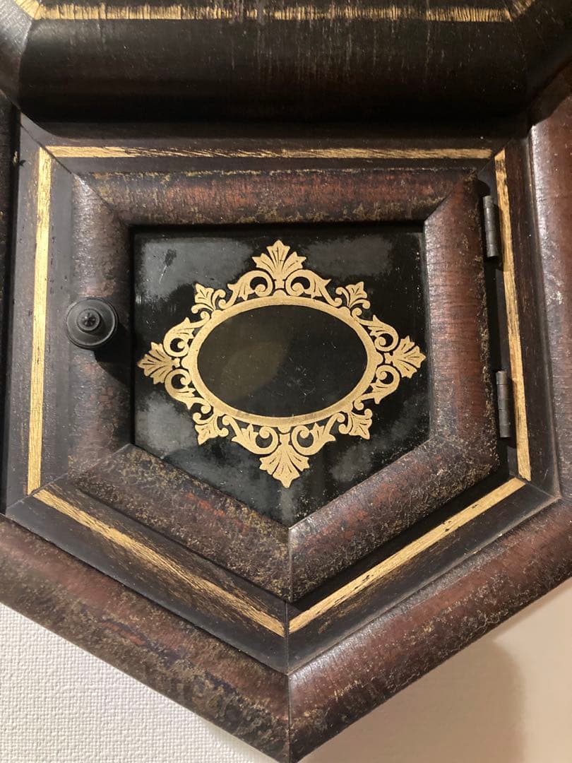 昭和レトロ　八角ゼンマイ式振り子時計 ボンボン時計　稼働品