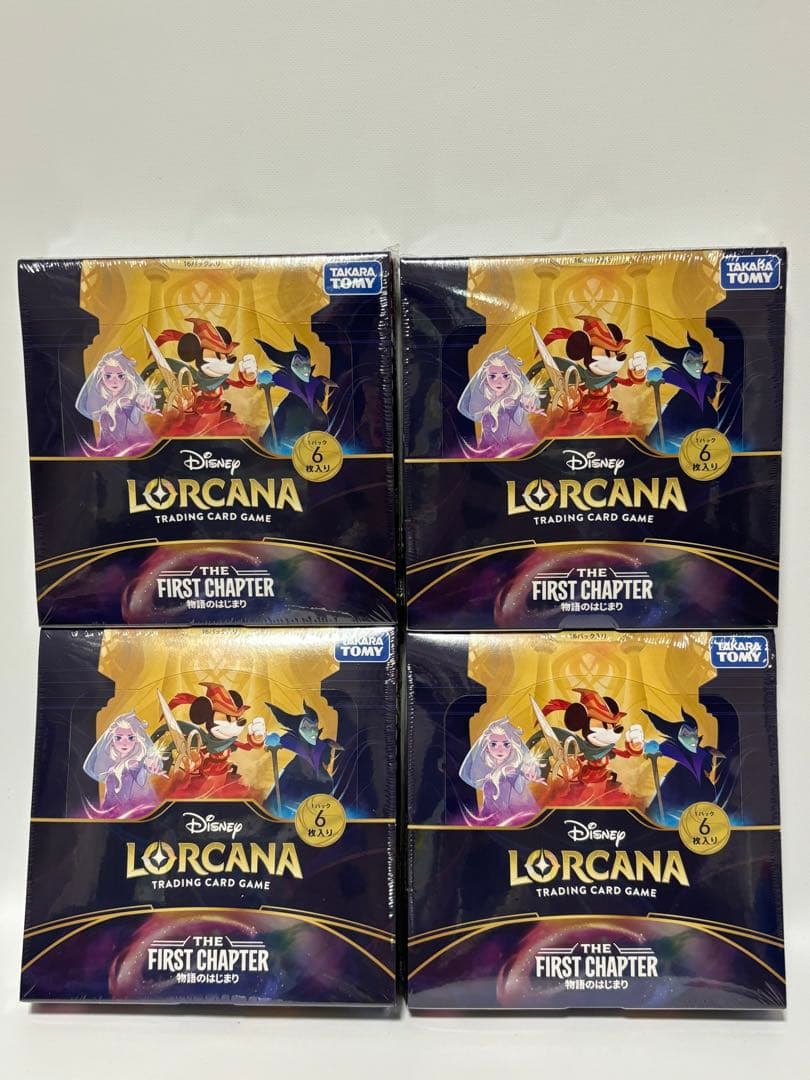 fuyu【新品未開封】ディズニー ロルカナ 物語のはじまり 4box