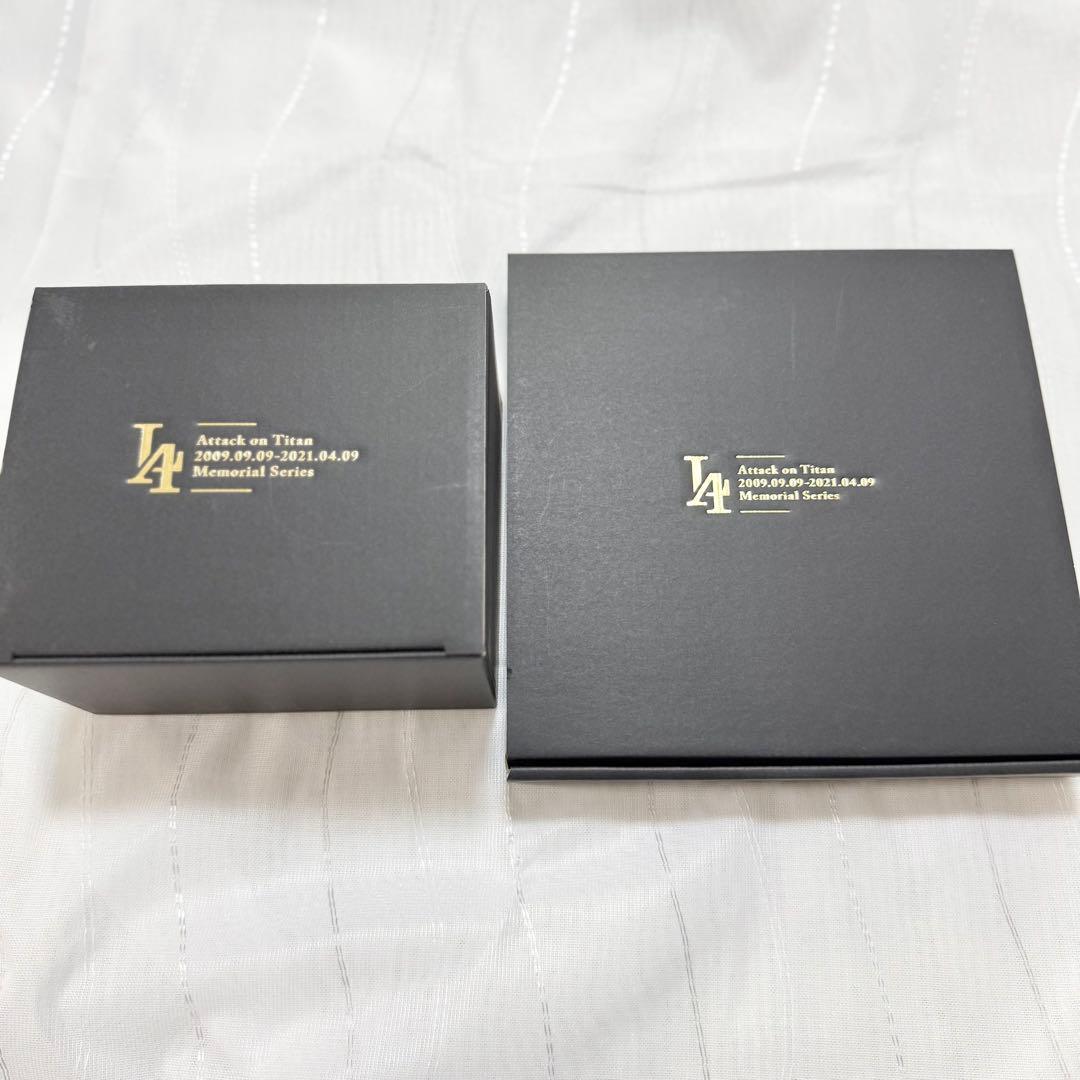 【希少】進撃の巨人 リヴァイ メモリアルプレート＆カップ オンライン展覧会