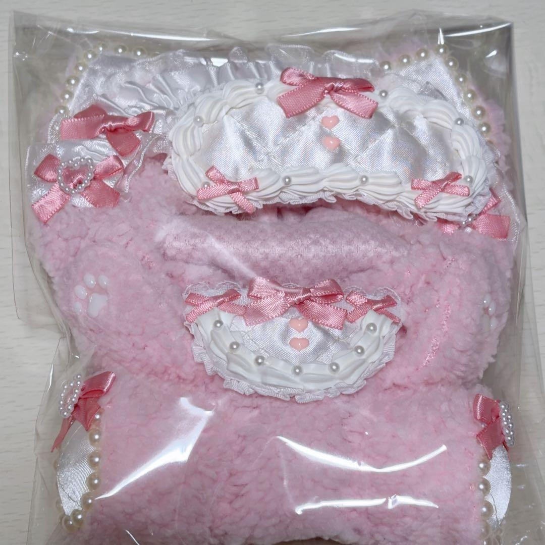 ぬい服　着ぐるみ　ちびくるみ　11〜13cm ぬいぐるみ　ピンク