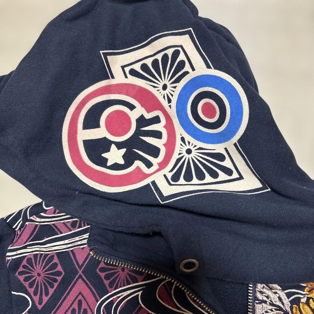 錦×エヴァンゲリオンコラボ 刺繍パーカー　アスカ　弐号機　エヴァ