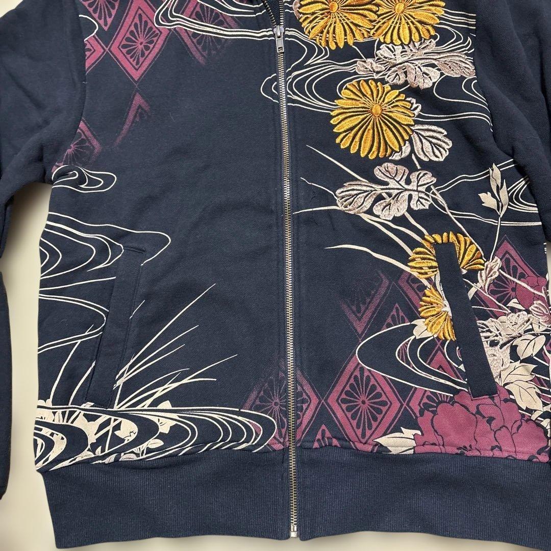 錦×エヴァンゲリオンコラボ 刺繍パーカー　アスカ　弐号機　エヴァ