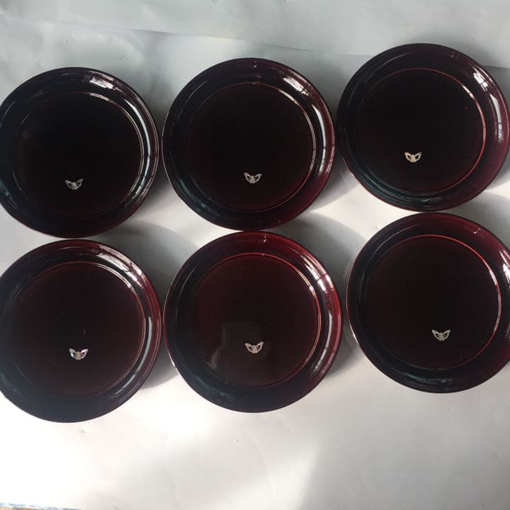 会津塗  漆器  キラキラ貝入り 全21皿  未開封/開封済 *