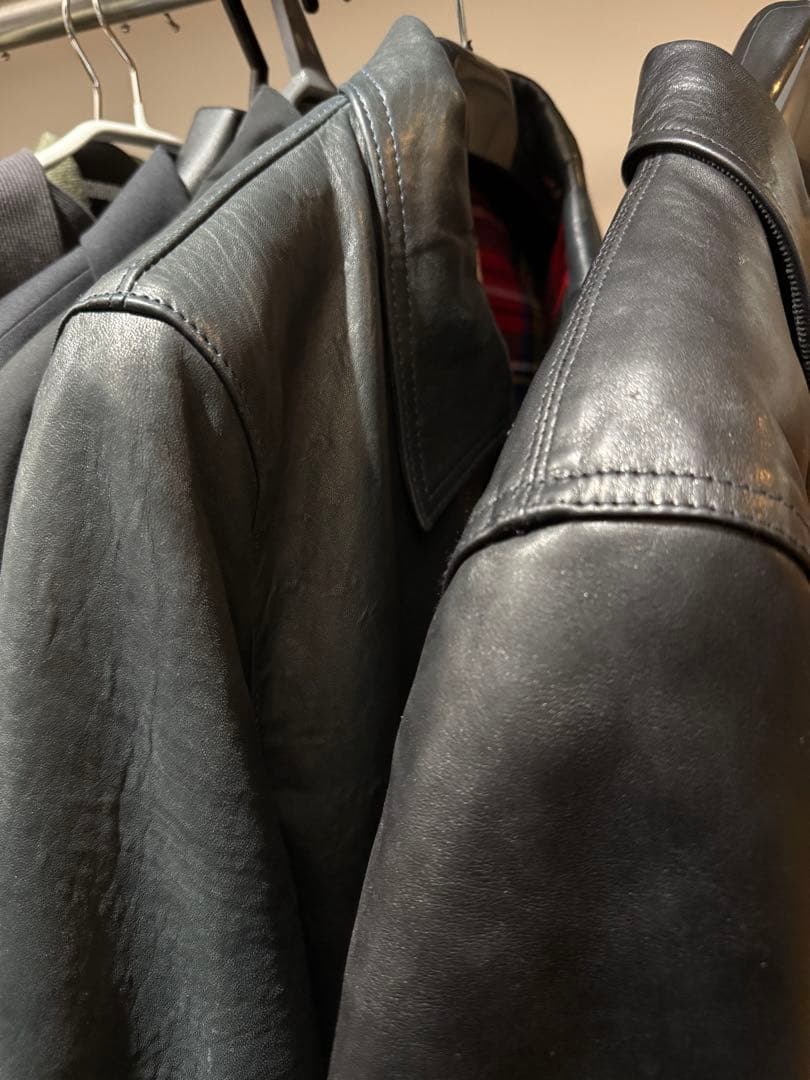 ルイスレザー　コルセア　ネイビー　シープ