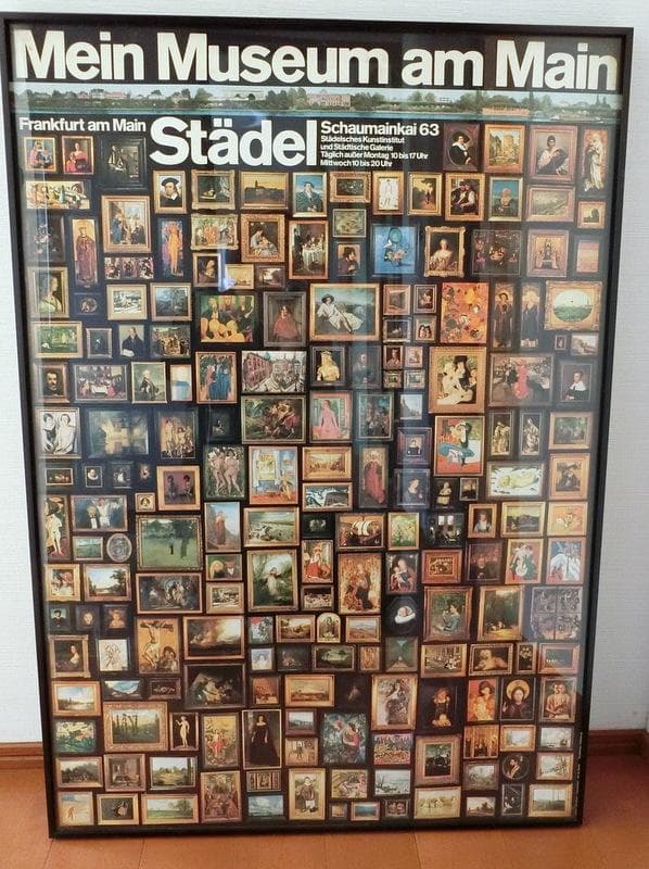 1963年★ドイツ　シュテーデル美術館　ポスター ギュンターランボー作