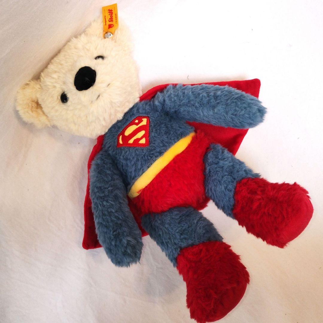 【新品】シュタイフ Steiff スーパーマンベア　テディベア　2025年発売
