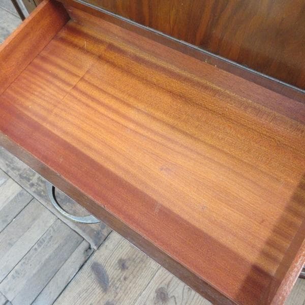 イギリス アンティーク 家具 サイドバイサイド ビューロー 飾り棚 6142e