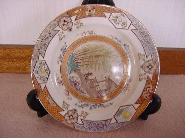 骨董★レア　希少　マレーからの里帰り骨董皿　★