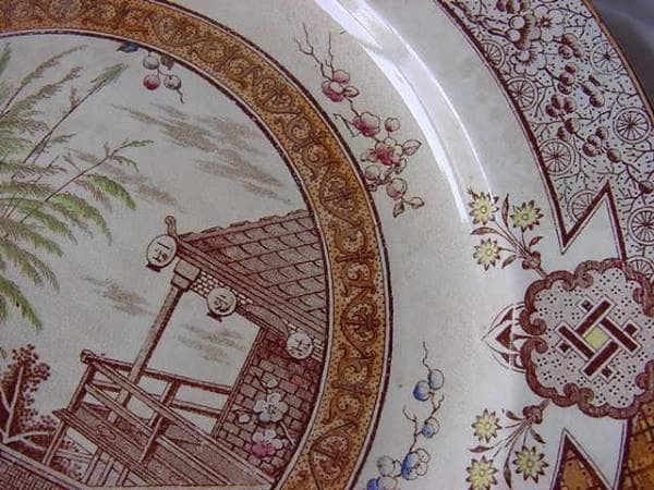 骨董★レア　希少　マレーからの里帰り骨董皿　★