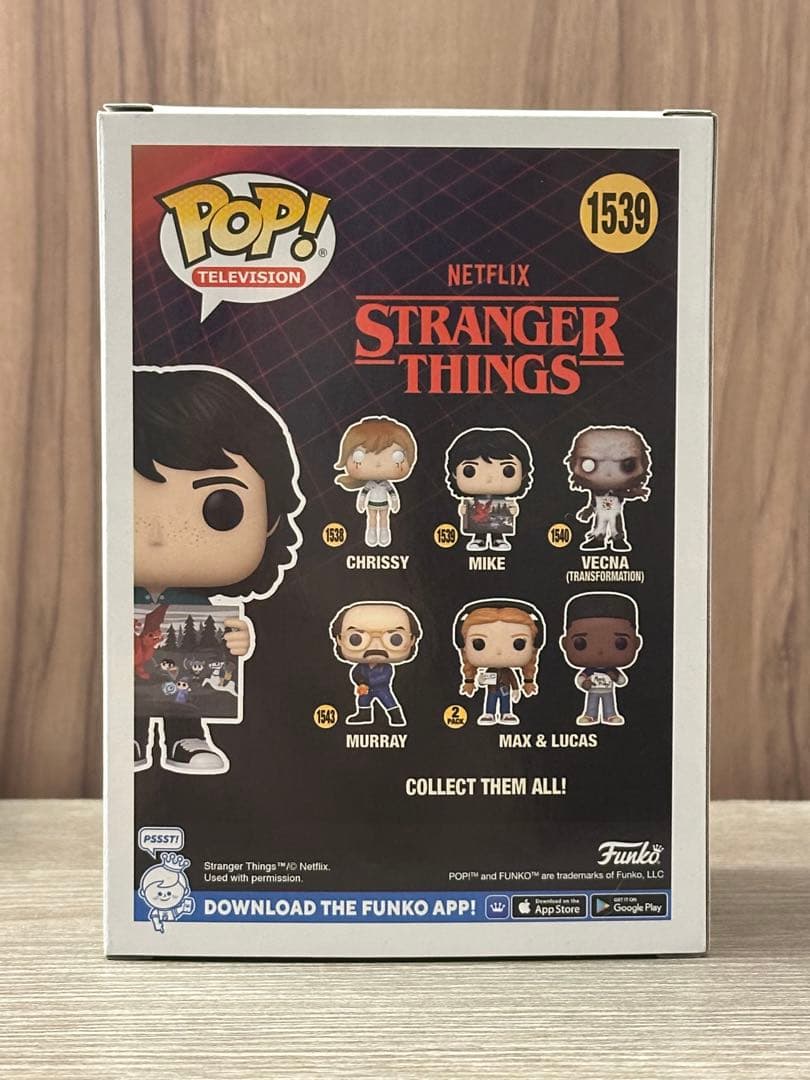 激レア funko pop ストレンジャーシングス 絵持ちマイク