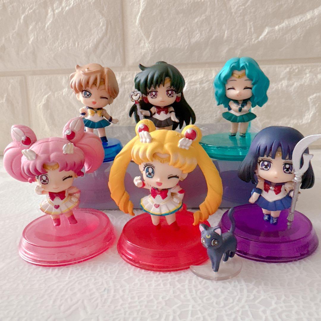 セーラームーン　ぷちキャラランド　全6種類セット　フィギュア　サターン　プルート