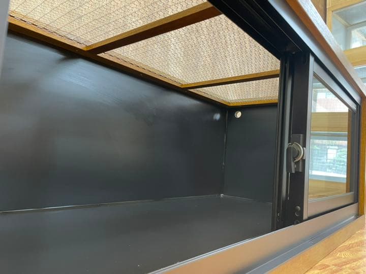 ＦandＫ爬虫類木製ケージ　アルミサッシ仕様　オーダー可能