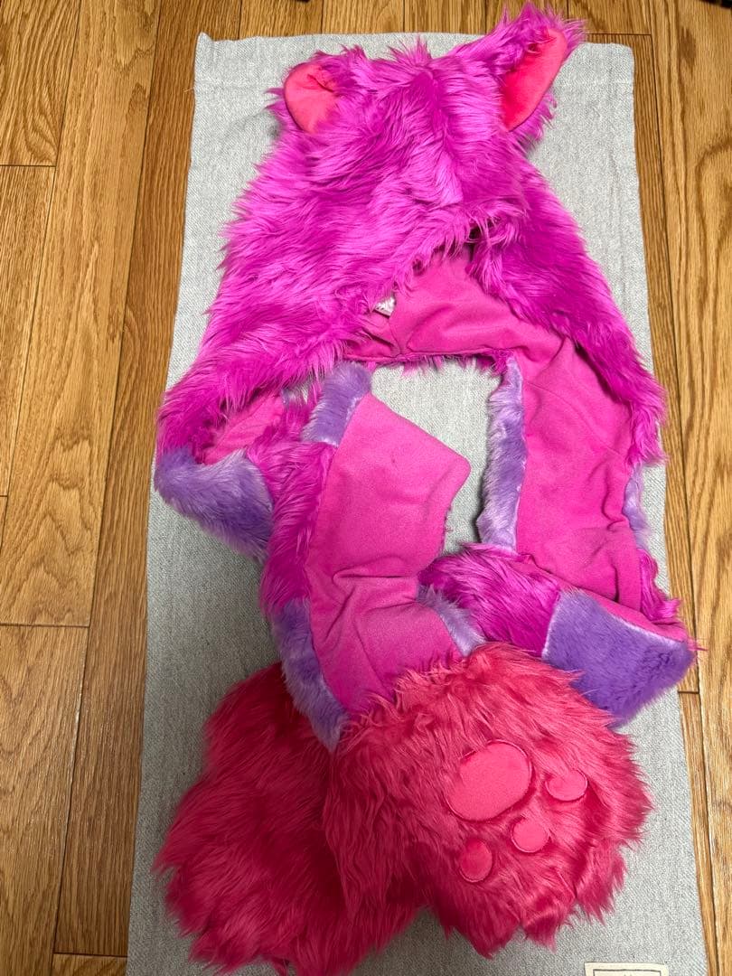 ディズニー チェシャ猫 マフラーキャップ