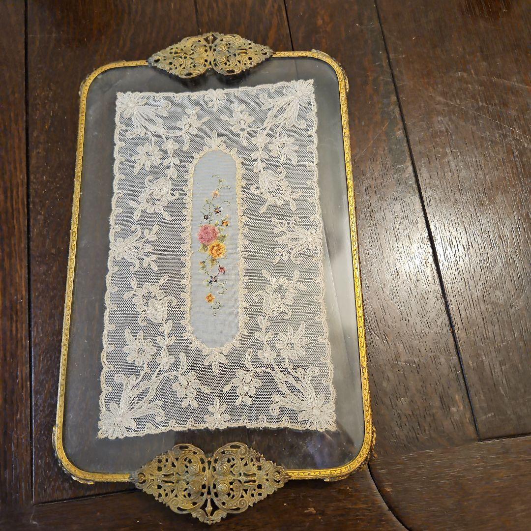 イギリスプチポワンドレッシングトレイ