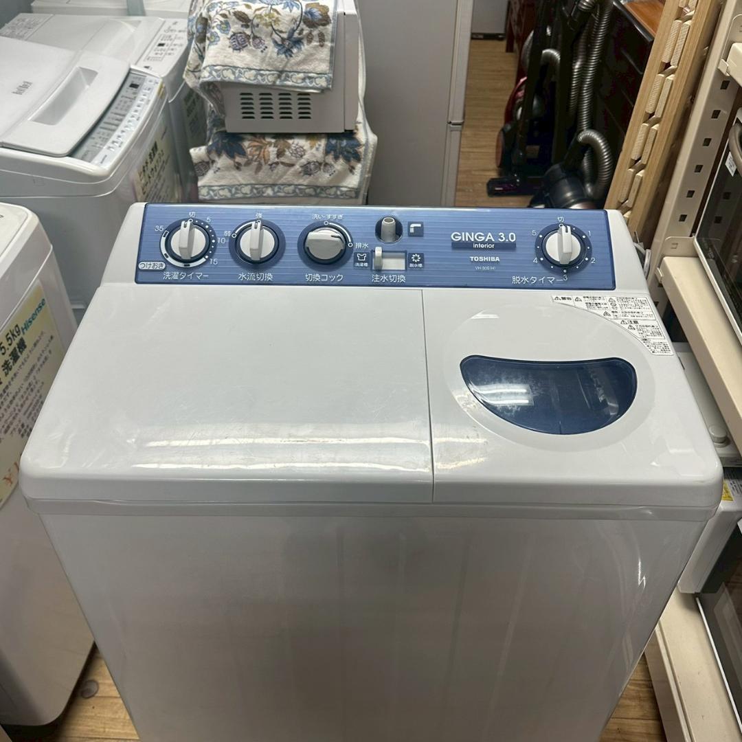 iΦ TOSHIBA 東芝 二層式洗濯機 VH-30S(H) 3kg