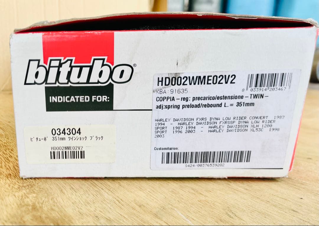 【 Clown 】bitubo ブラックサスペンション xlh