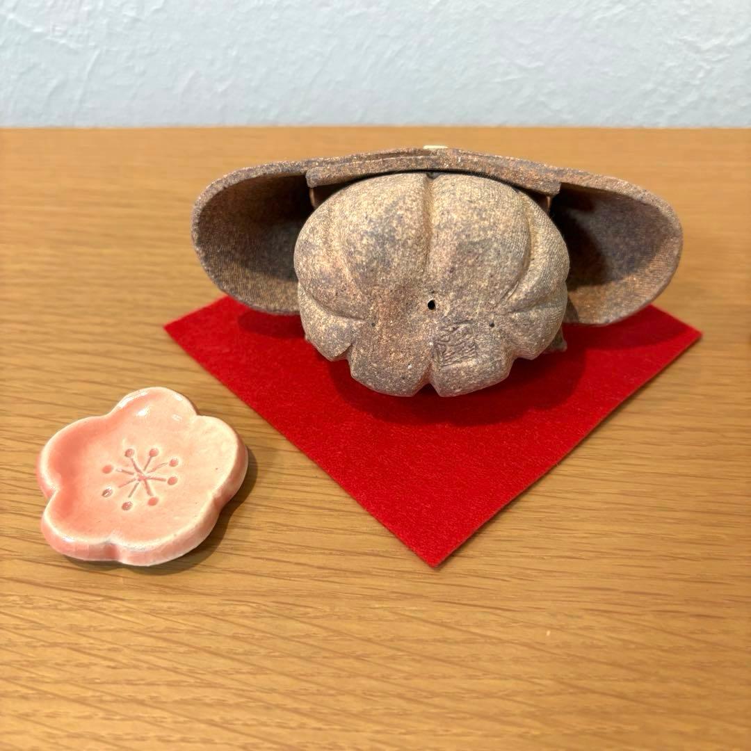 永田みどり　陶雛セット　ナチュラン限定　古陶里　ひなまつり