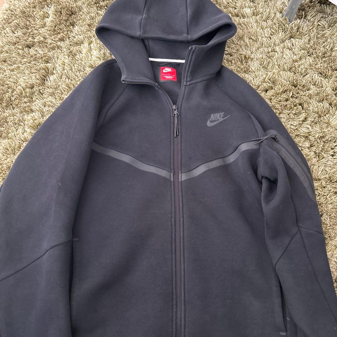 Nike テックフリース　セットアップ　 S 黒　廃盤赤タグ