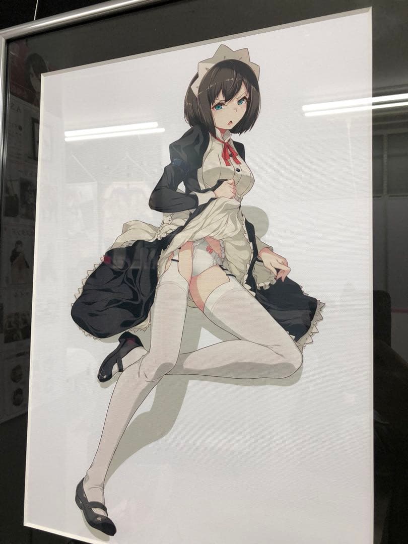 40原先生 直筆サイン色紙 嫌パンイラスト展 第2回2018年 くじ特賞 当選品
