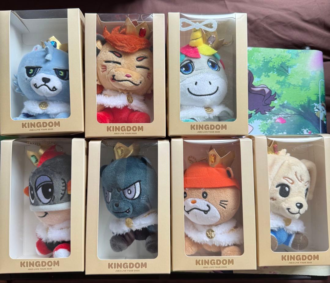 三代目JSB KINGDOMキャラクターぬいぐるみ コンプリートセットおまけ付き